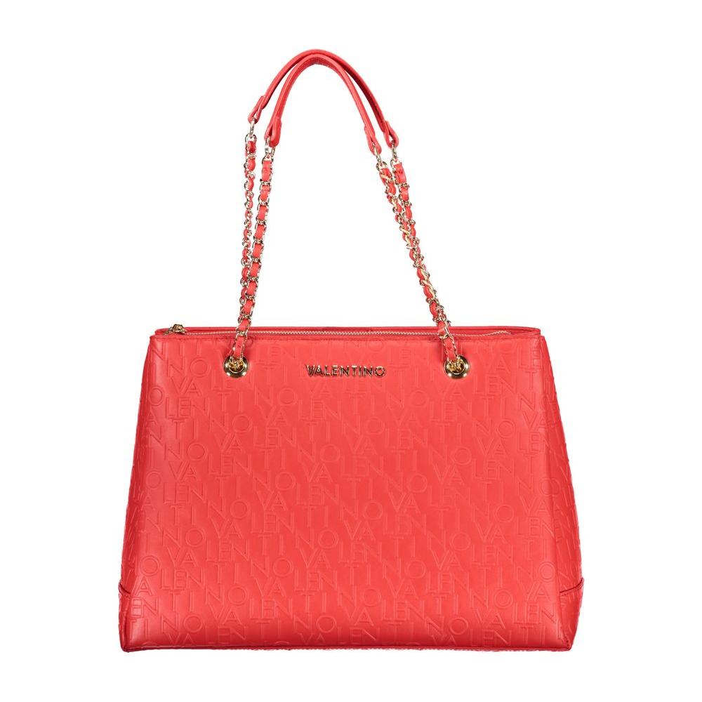 Valentino Bags Red Polyethylene Handbag