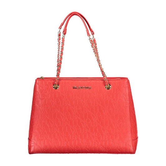 Valentino Bags Red Polyethylene Handbag