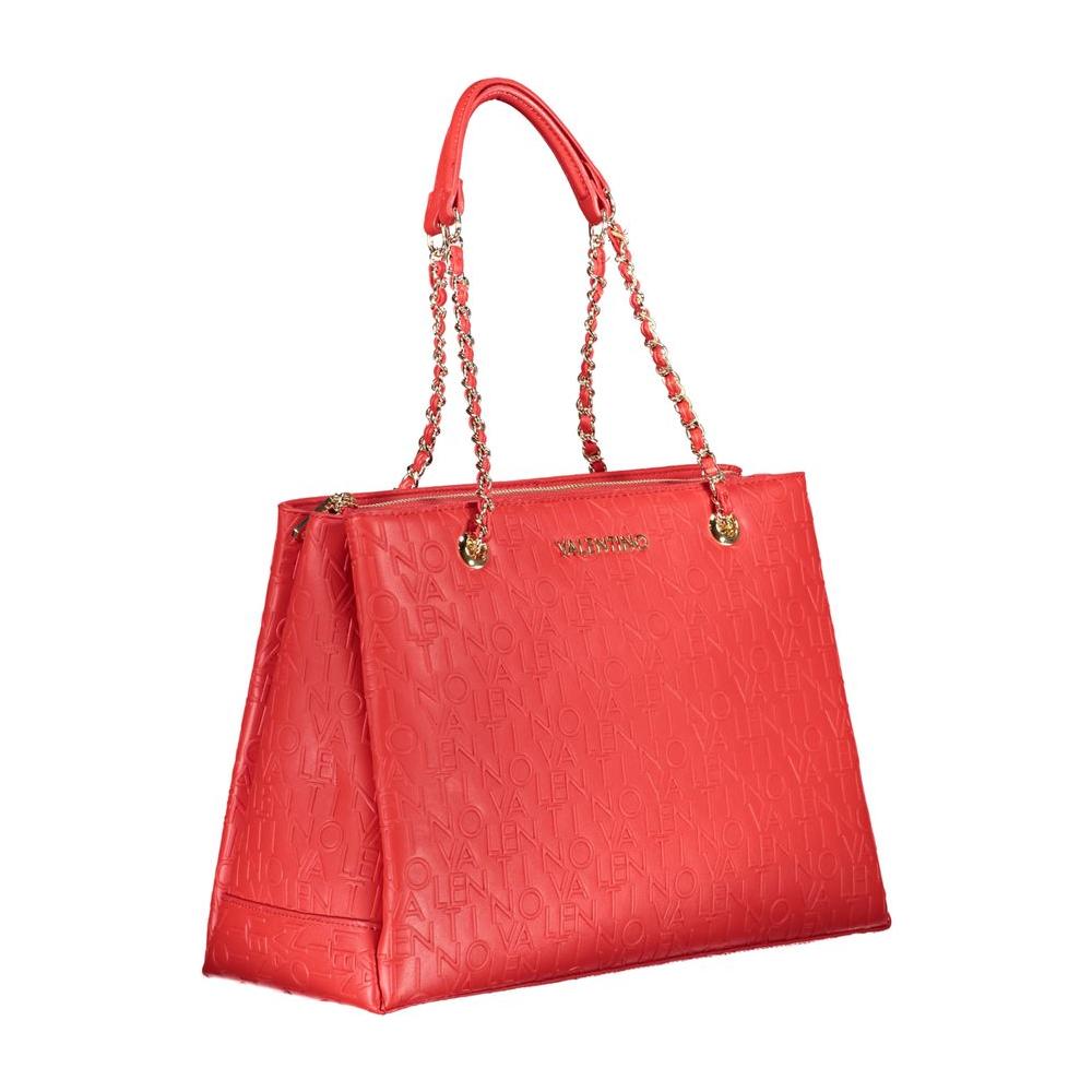 Valentino Bags Red Polyethylene Handbag