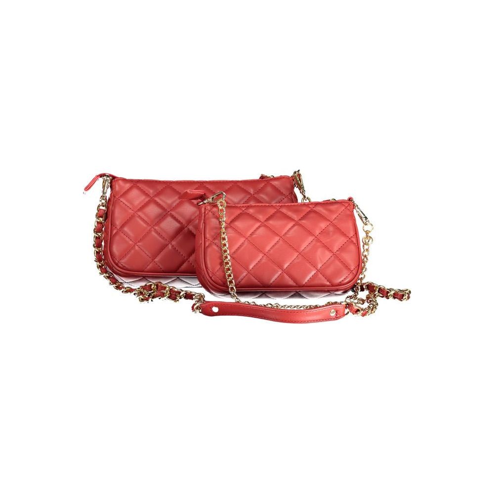 Valentino Bags Red Polyethylene Handbag