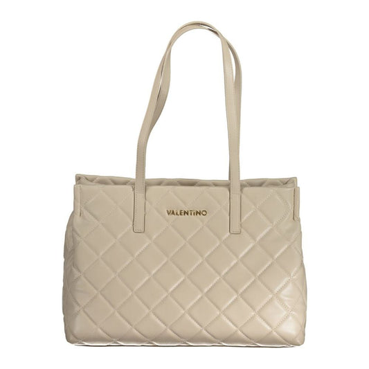 Valentino Bags Beige Polyethylene Handbag