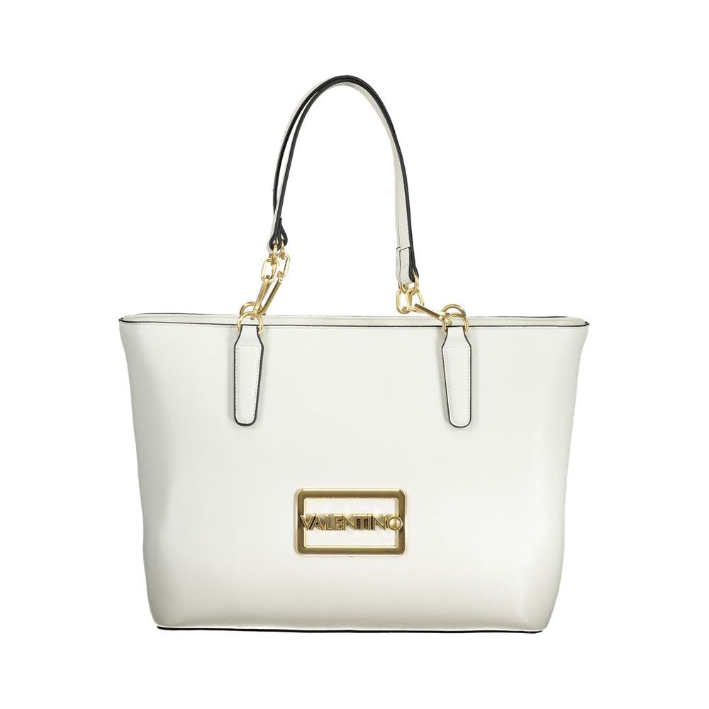 Valentino Bags White Polyethylene Handbag