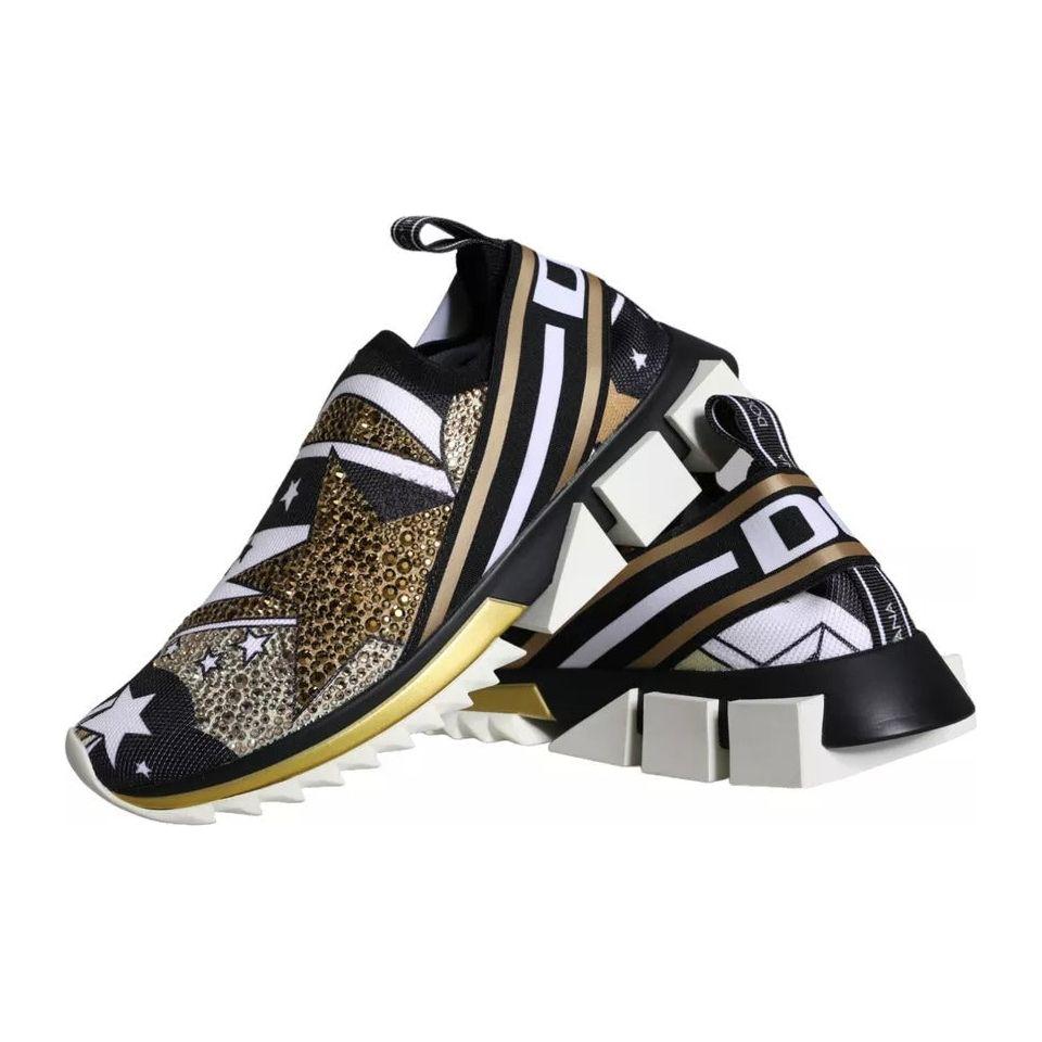 Dolce & Gabbana Multicolor Comet Star Print Sorrento Sneakers Shoes Dolce & Gabbana