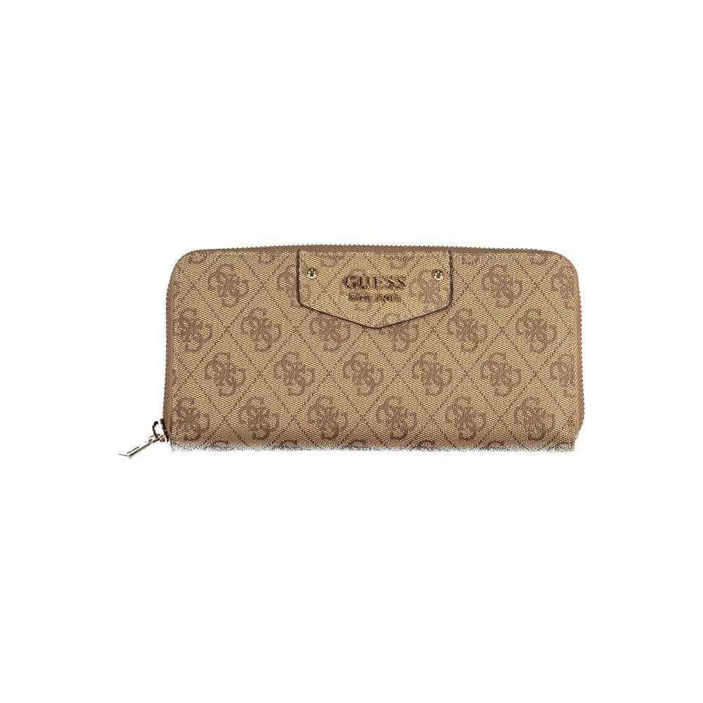 Guess Jeans Beige Polyethylene Wallet Guess Jeans