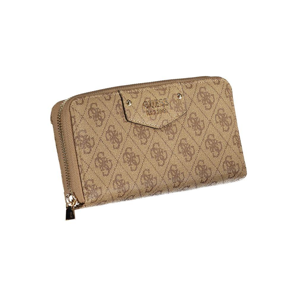 Guess Jeans Beige Polyethylene Wallet Guess Jeans