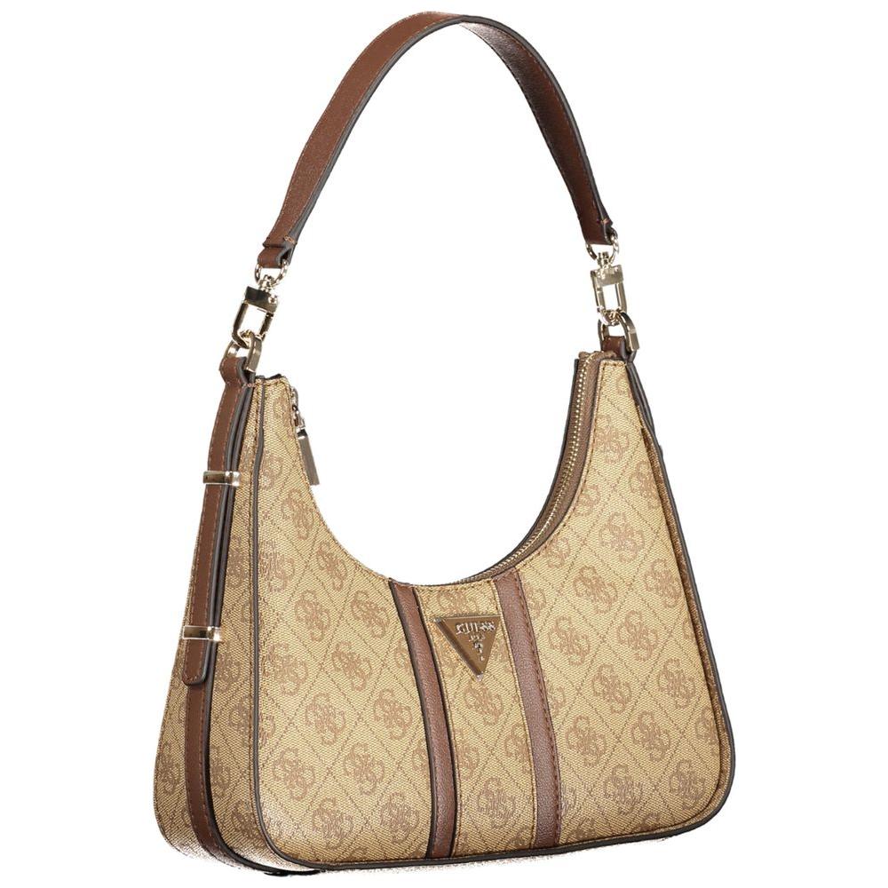 Guess Jeans Beige Polyethylene Handbag Guess Jeans