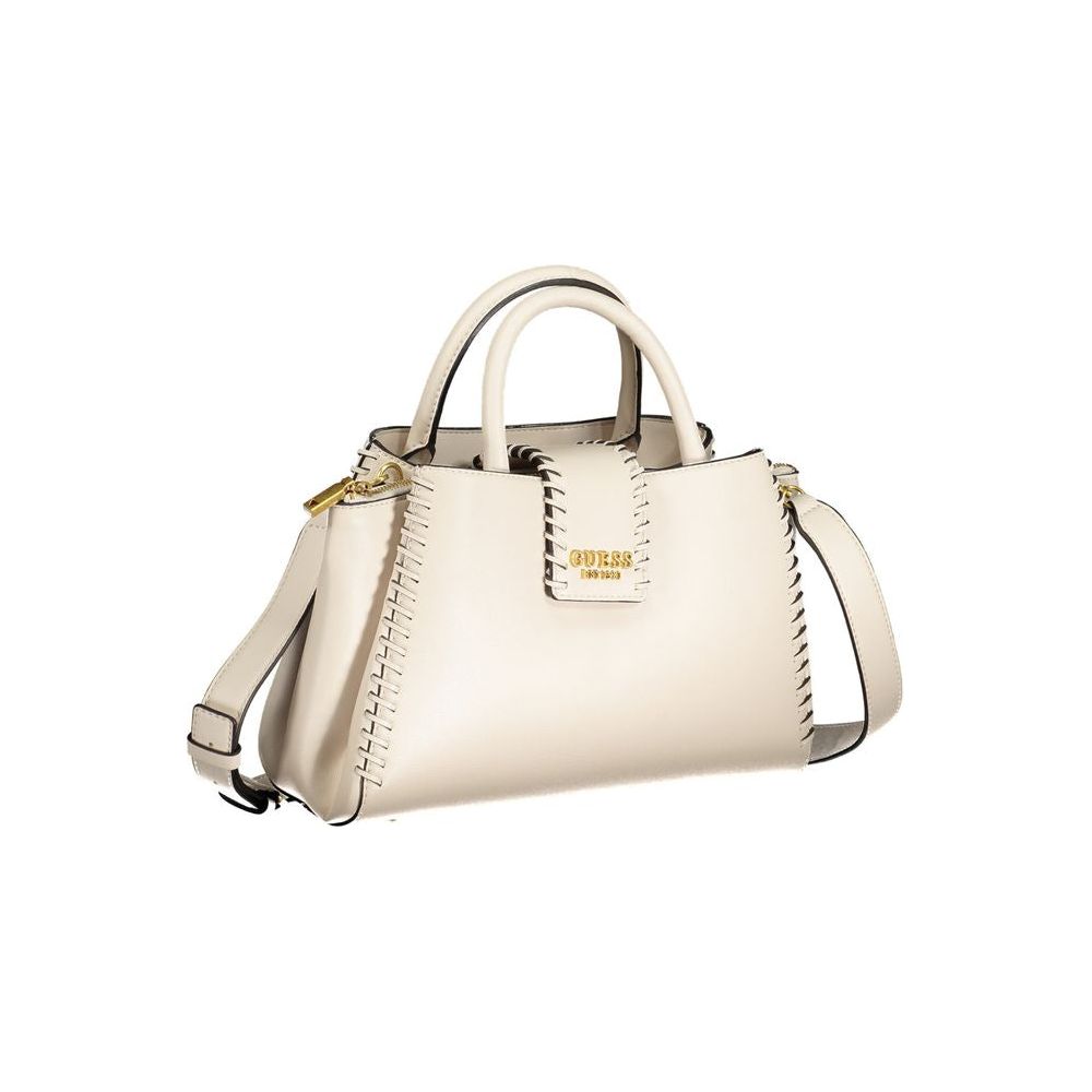 Guess Jeans Beige Polyethylene Handbag Guess Jeans