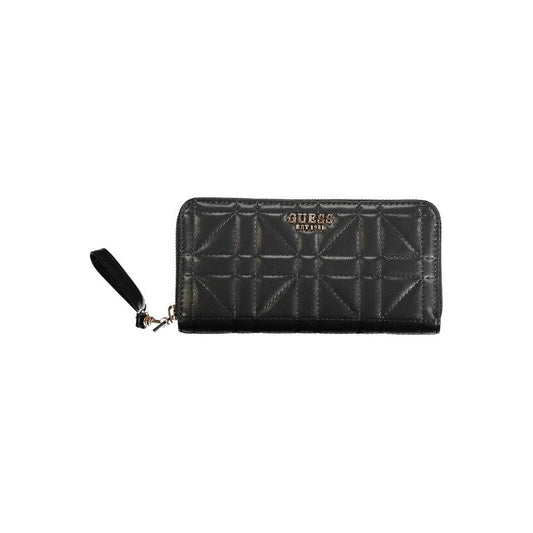 Guess Jeans Black Polyethylene Wallet