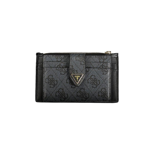 Guess Jeans Black Polyethylene Wallet Guess Jeans