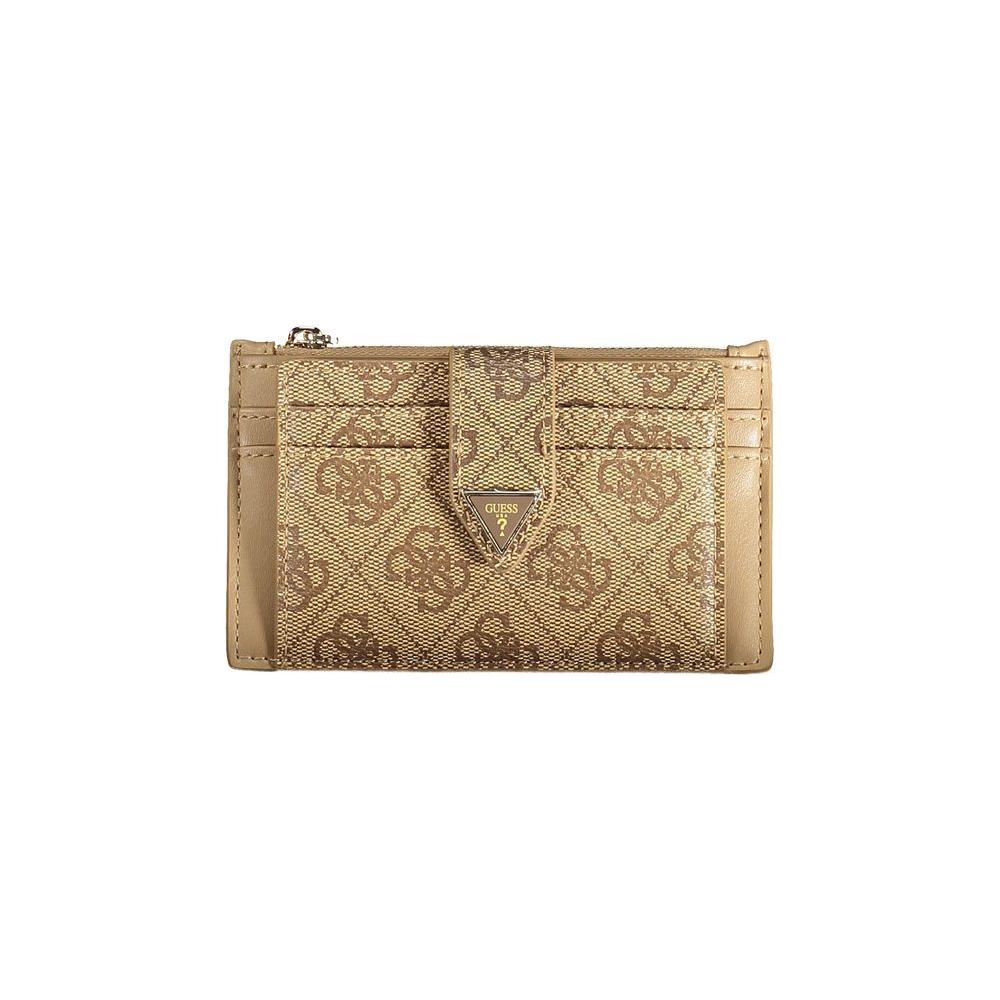 Guess Jeans Beige Polyethylene Wallet Guess Jeans