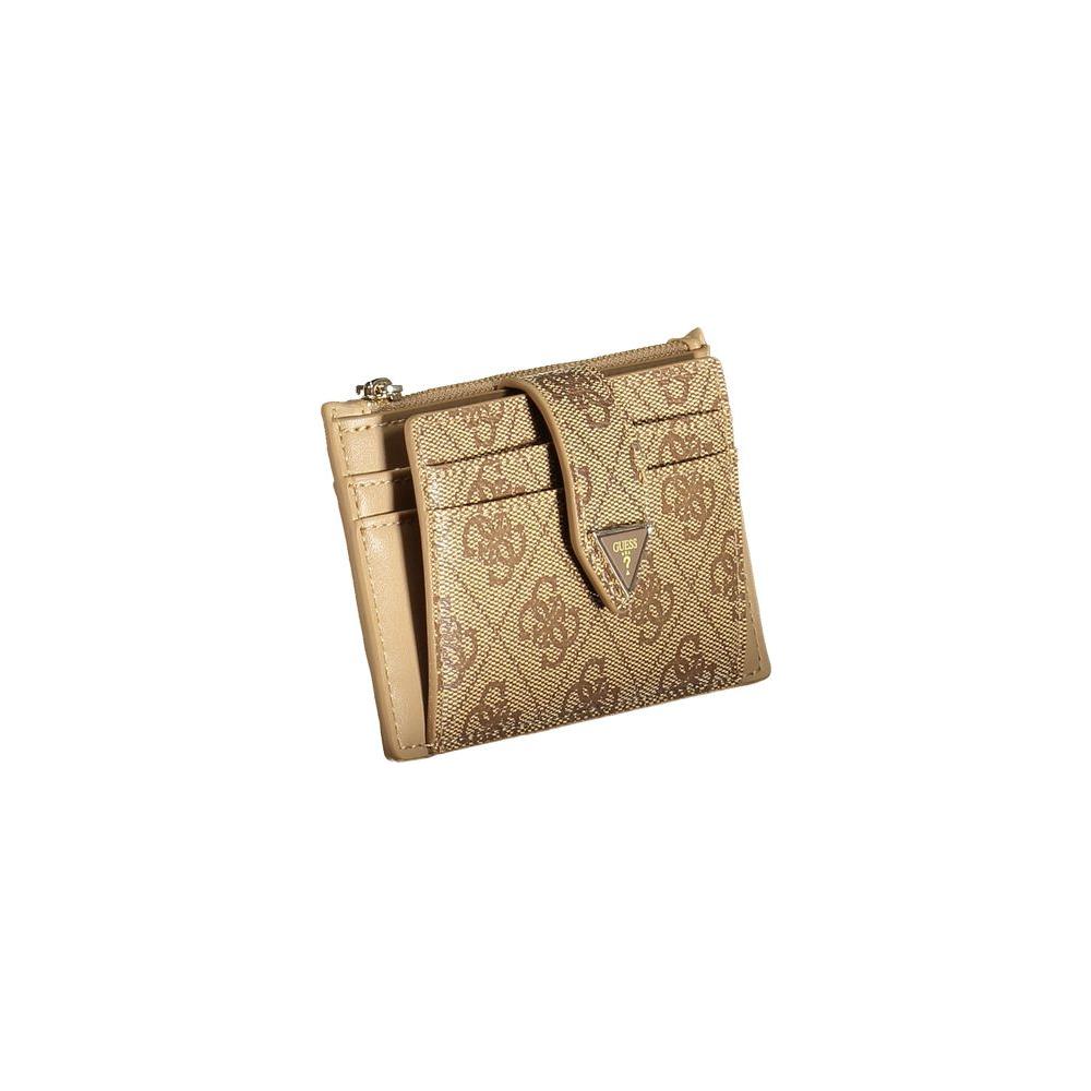 Guess Jeans Beige Polyethylene Wallet Guess Jeans