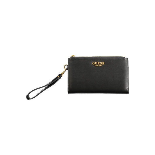 Guess Jeans Black Polyethylene Wallet