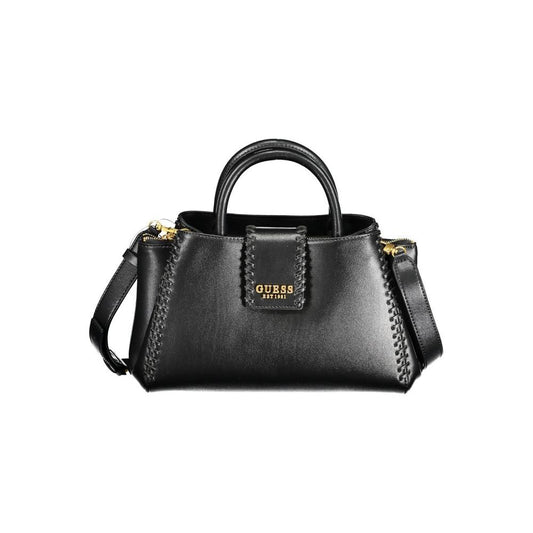 Guess Jeans Black Polyethylene Handbag