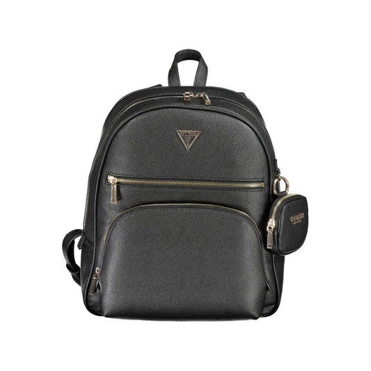 Guess Jeans Black Polyethylene Backpack