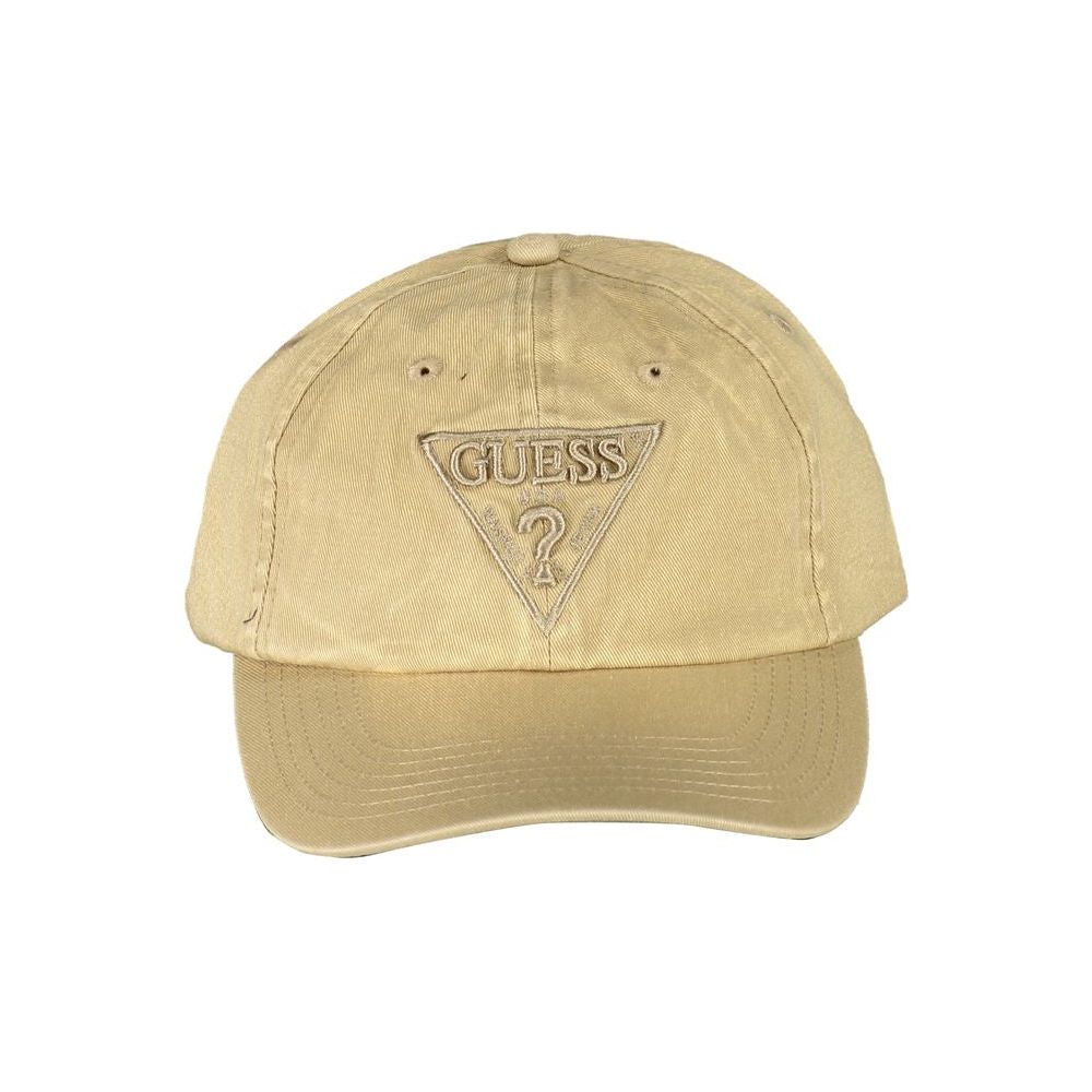 Guess Jeans Beige Cotton Hats & Cap Guess Jeans