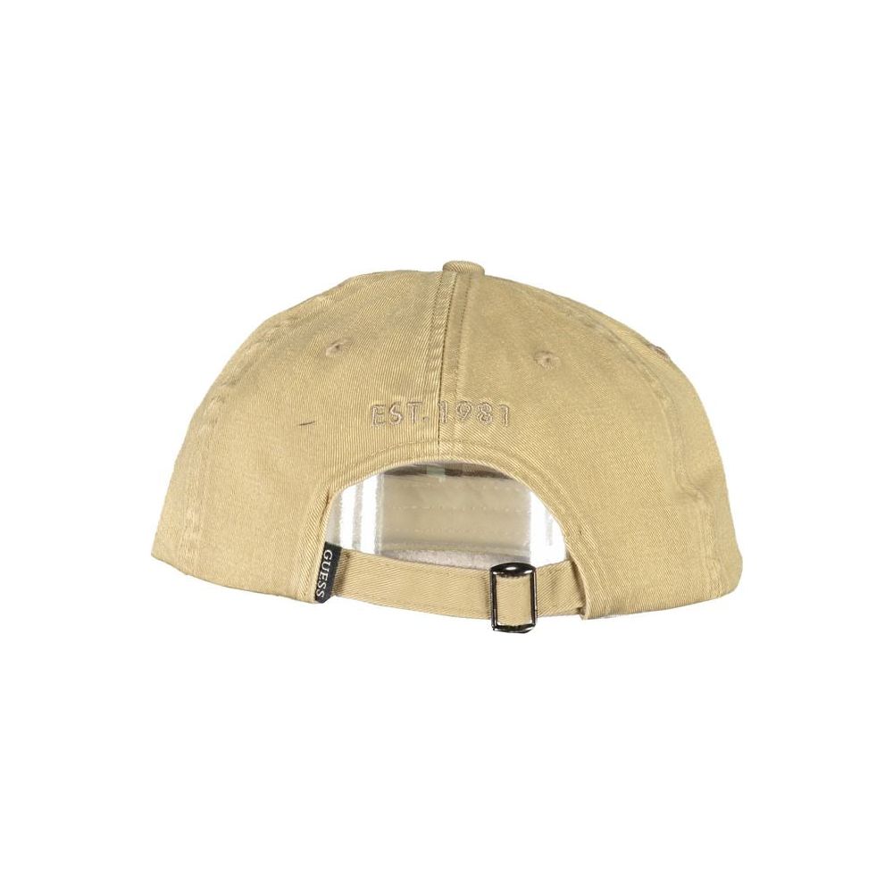 Guess Jeans Beige Cotton Hats & Cap Guess Jeans