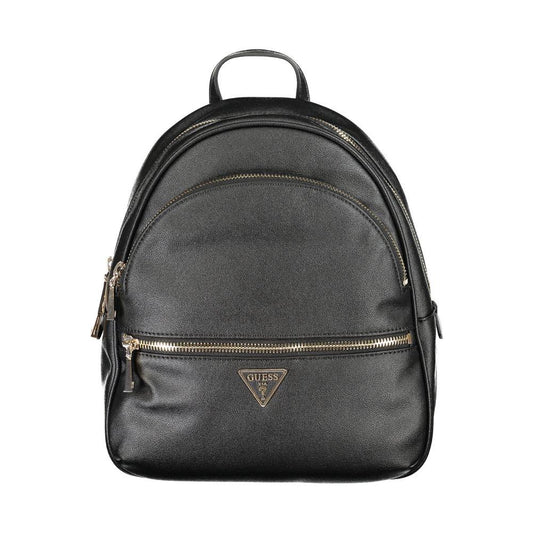 Guess Jeans Black Polyethylene Backpack