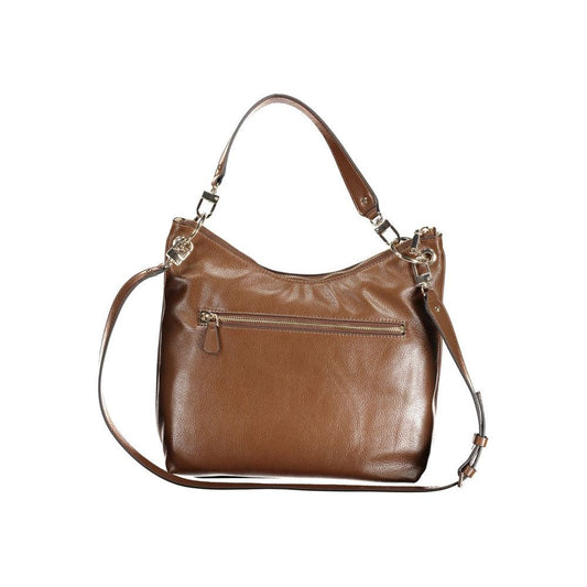 Guess Jeans Brown Polyethylene Handbag Guess Jeans