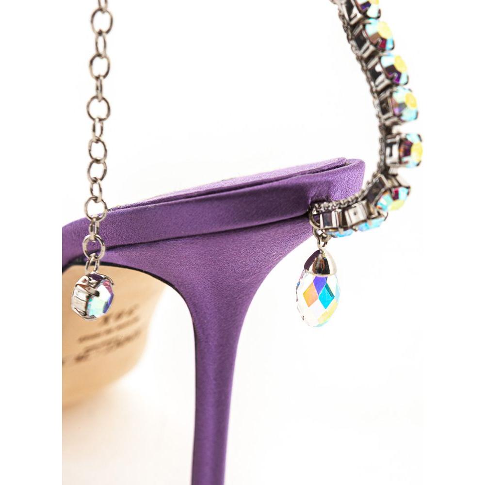 Jimmy Choo Purple Raso Sandal Jimmy Choo