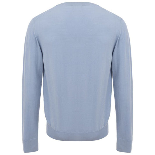 Brioni Light Blue Wool Sweater Brioni