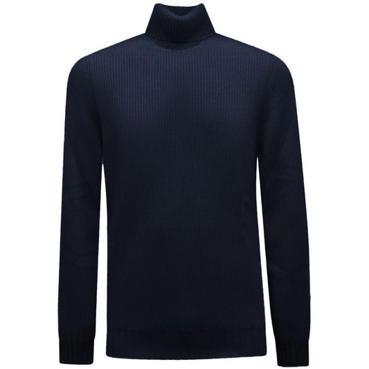 Alpha Studio Blue Cashmere Sweater Alpha Studio