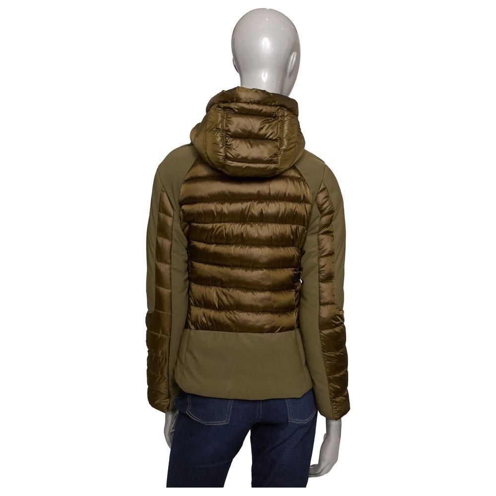 Baldinini Trend Army Polyester Women Jacket Baldinini Trend