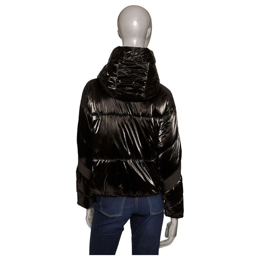 Baldinini Trend Black Polyester Women Jacket Baldinini Trend