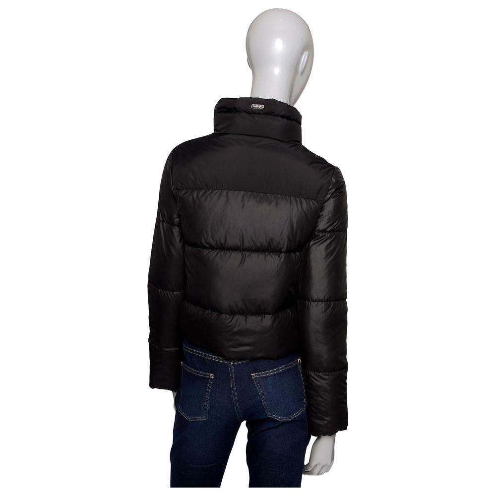 Baldinini Trend Black Polyester Women Jacket Baldinini Trend