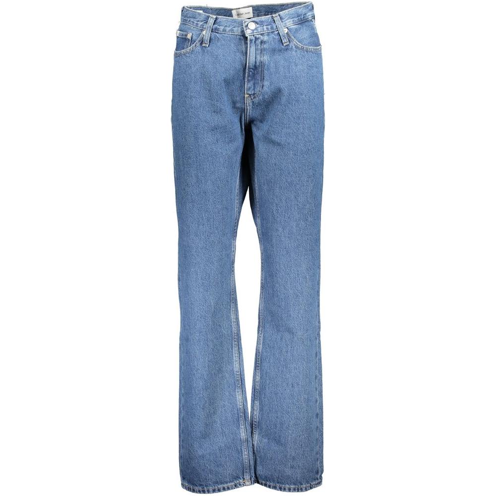 Calvin Klein Blue Cotton Jeans & Pant Calvin Klein