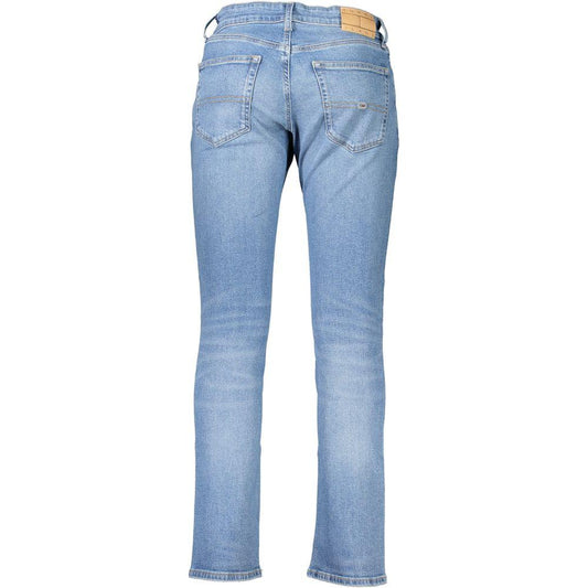 Tommy Hilfiger Light Blue Cotton Jeans & Pant Tommy Hilfiger