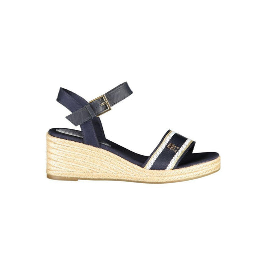 Tommy Hilfiger Blue Polyester Sandal Tommy Hilfiger