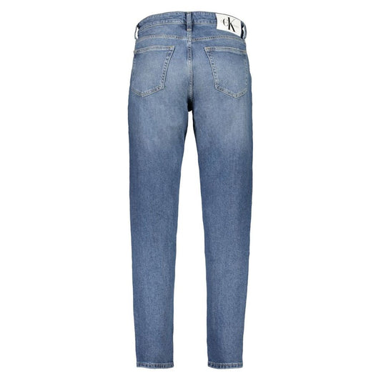 Calvin Klein Blue Cotton Jeans & Pant Calvin Klein