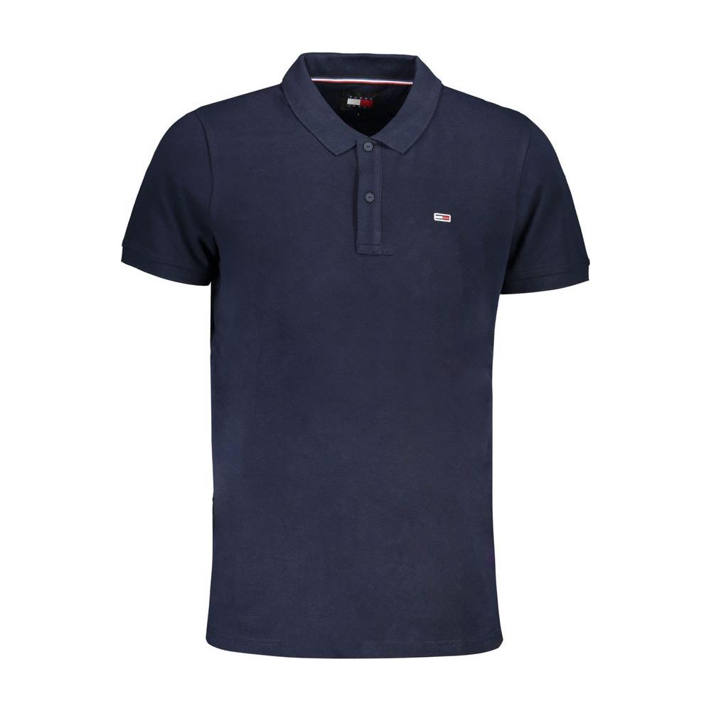 Tommy Hilfiger Blue Cotton Polo Shirt