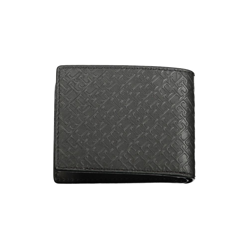 Tommy Hilfiger Black Leather Wallet Tommy Hilfiger