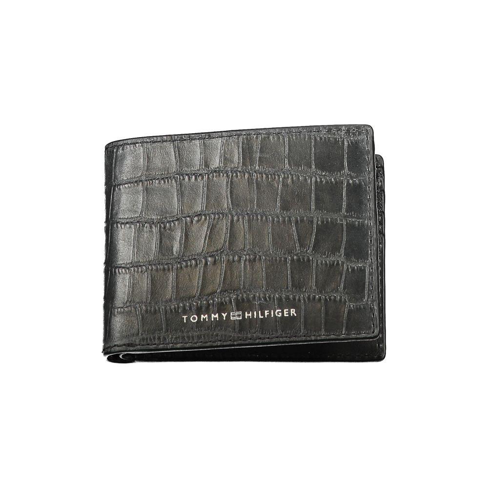 Tommy Hilfiger Black Leather Wallet Tommy Hilfiger