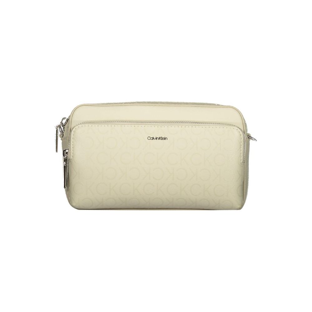 Calvin Klein Beige Polyester Handbag Calvin Klein