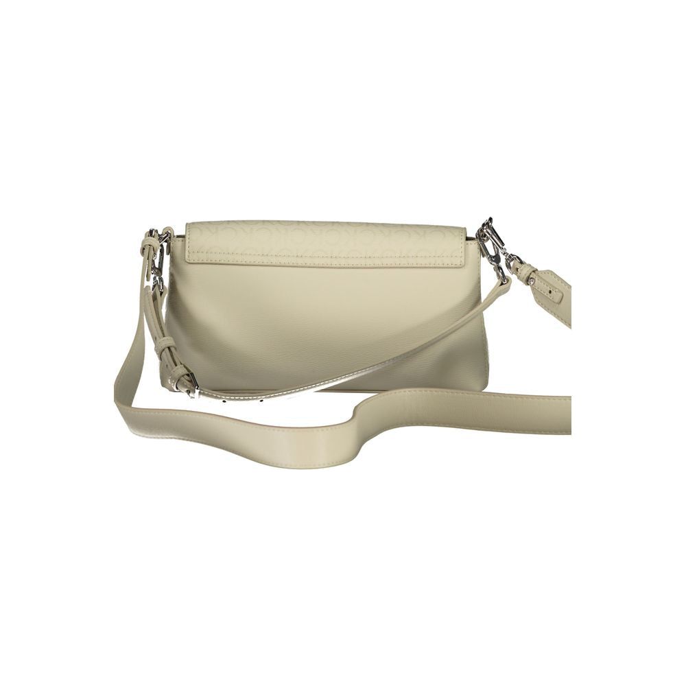 Calvin Klein Beige Polyester Handbag Calvin Klein