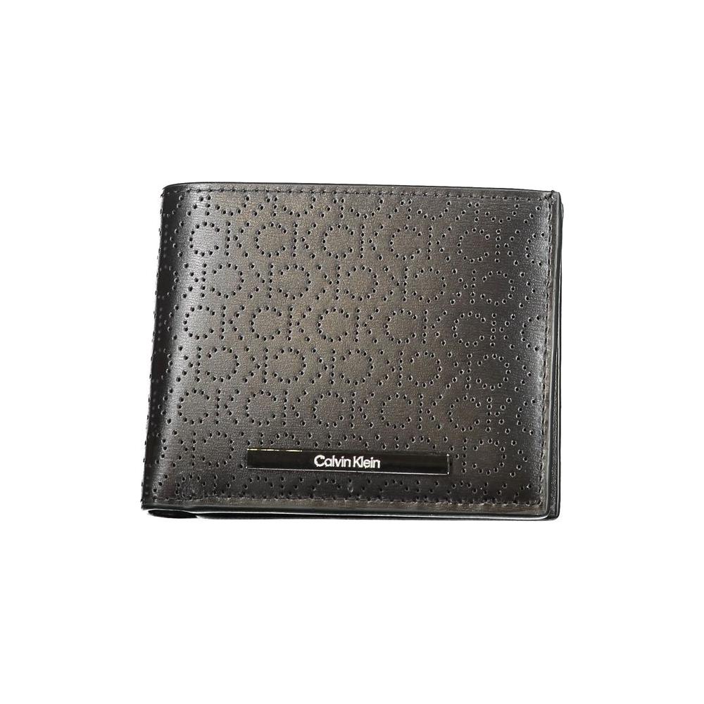 Calvin Klein Black Leather Wallet Calvin Klein