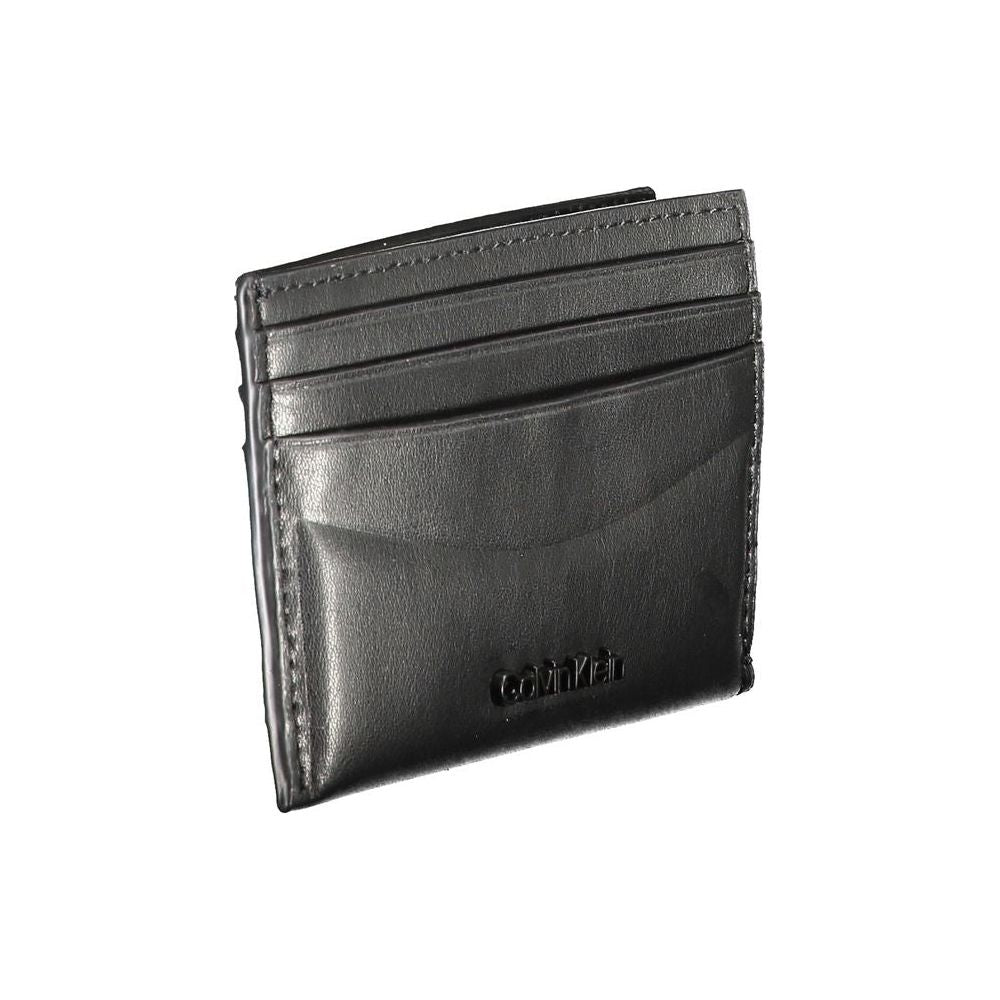 Calvin Klein Black Leather Wallet Calvin Klein