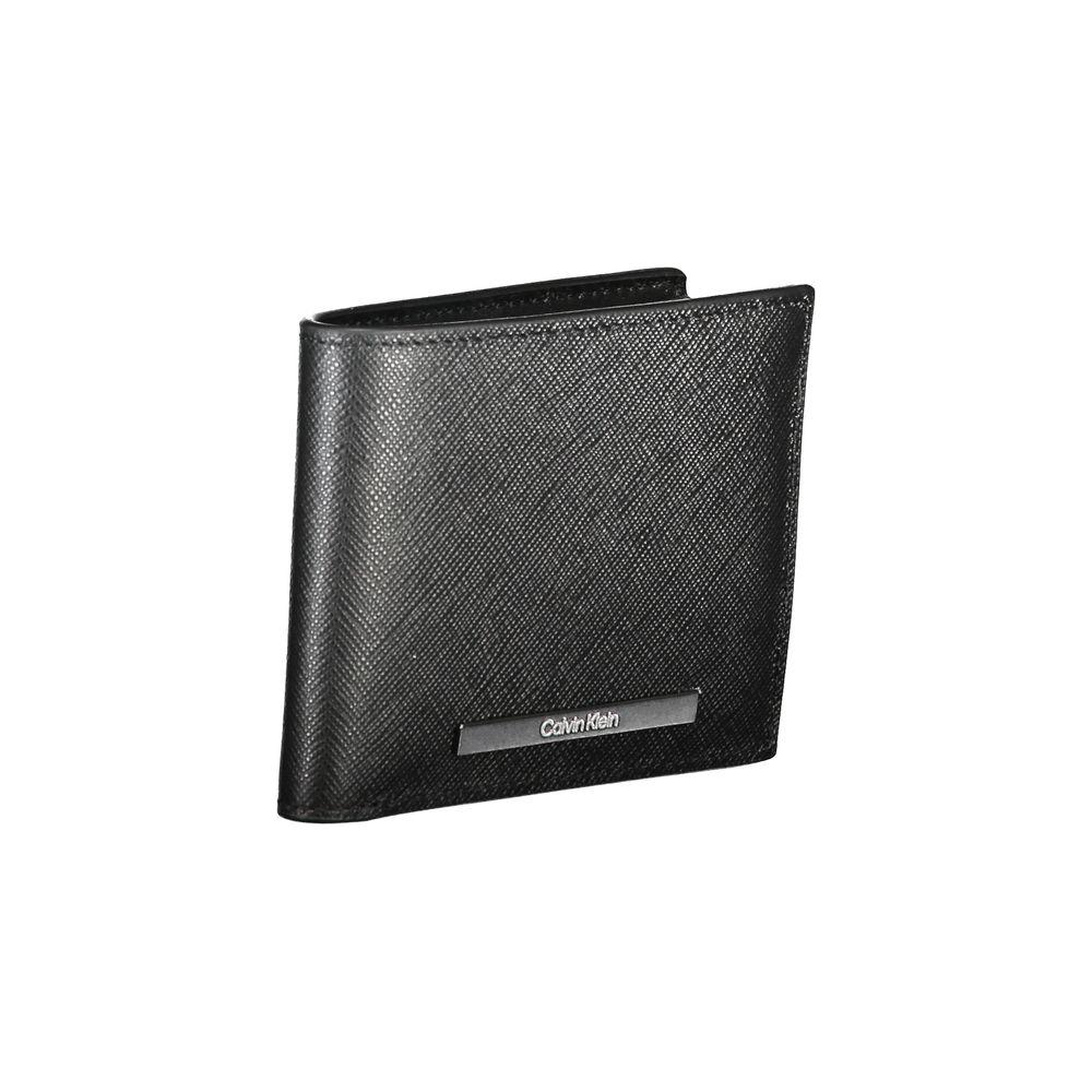 Calvin Klein Black Leather Wallet Calvin Klein