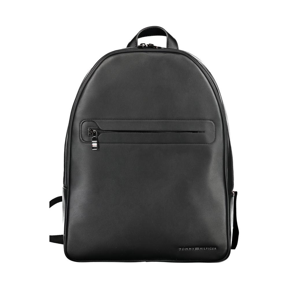 Tommy Hilfiger Black Polyester Backpack Tommy Hilfiger