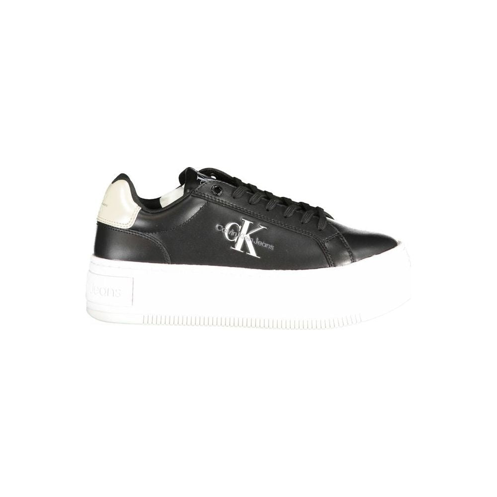 Calvin Klein Black Polyester Sneaker