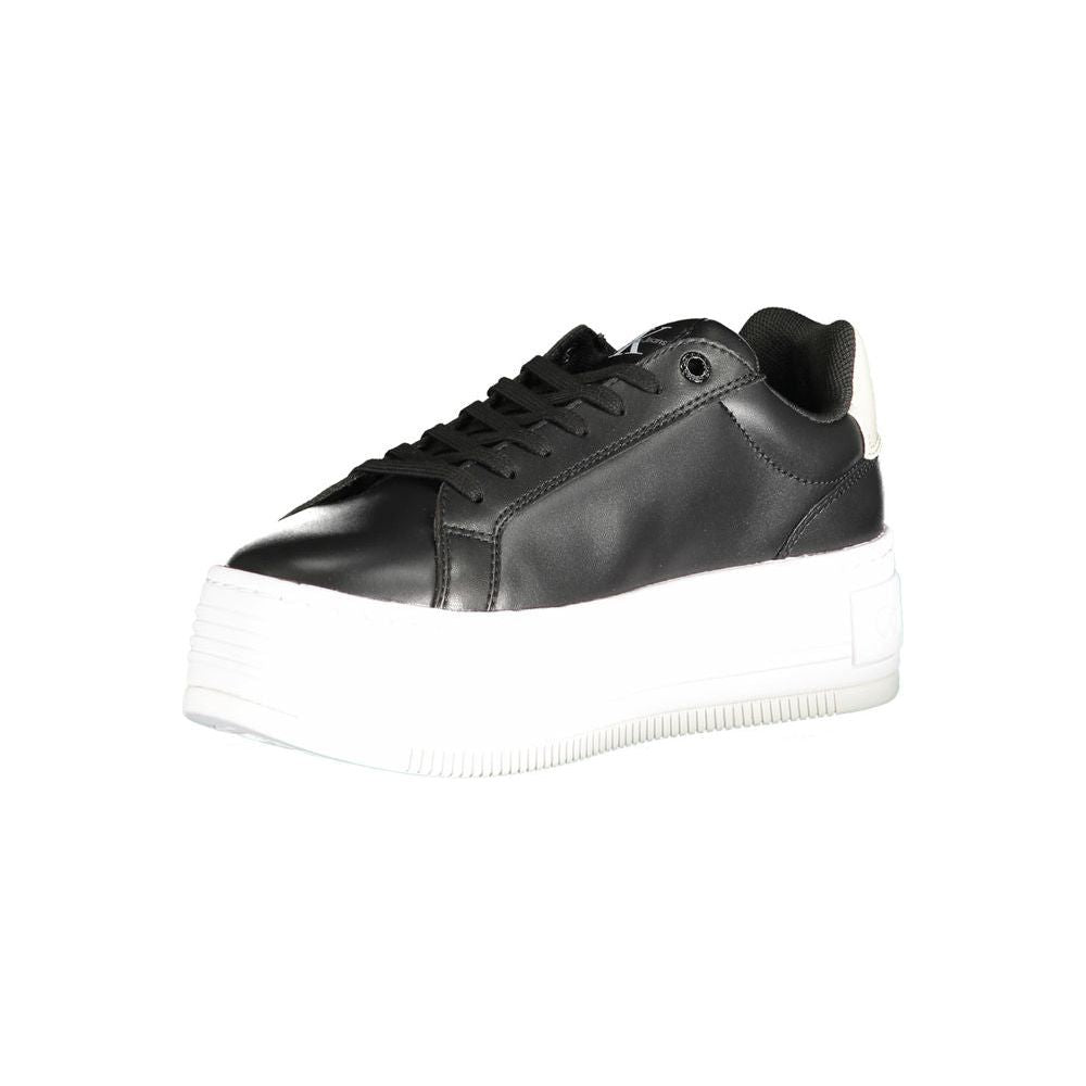 Calvin Klein Black Polyester Sneaker