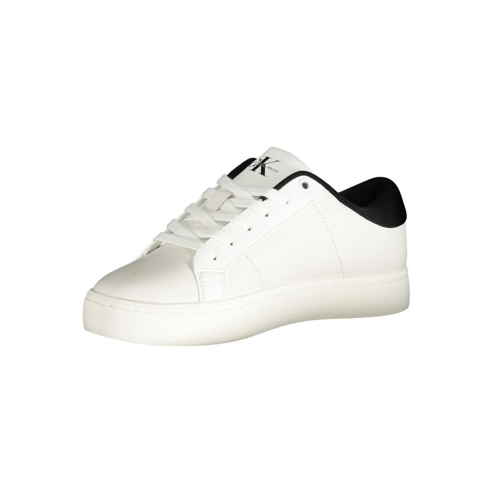 Calvin Klein White Polyester Sneaker Calvin Klein