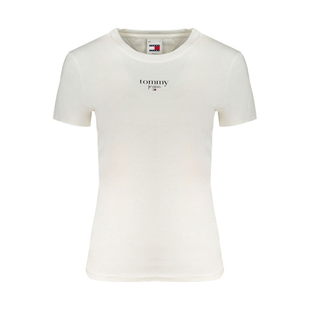 Tommy Hilfiger White Cotton Tops & T-Shirt Tommy Hilfiger