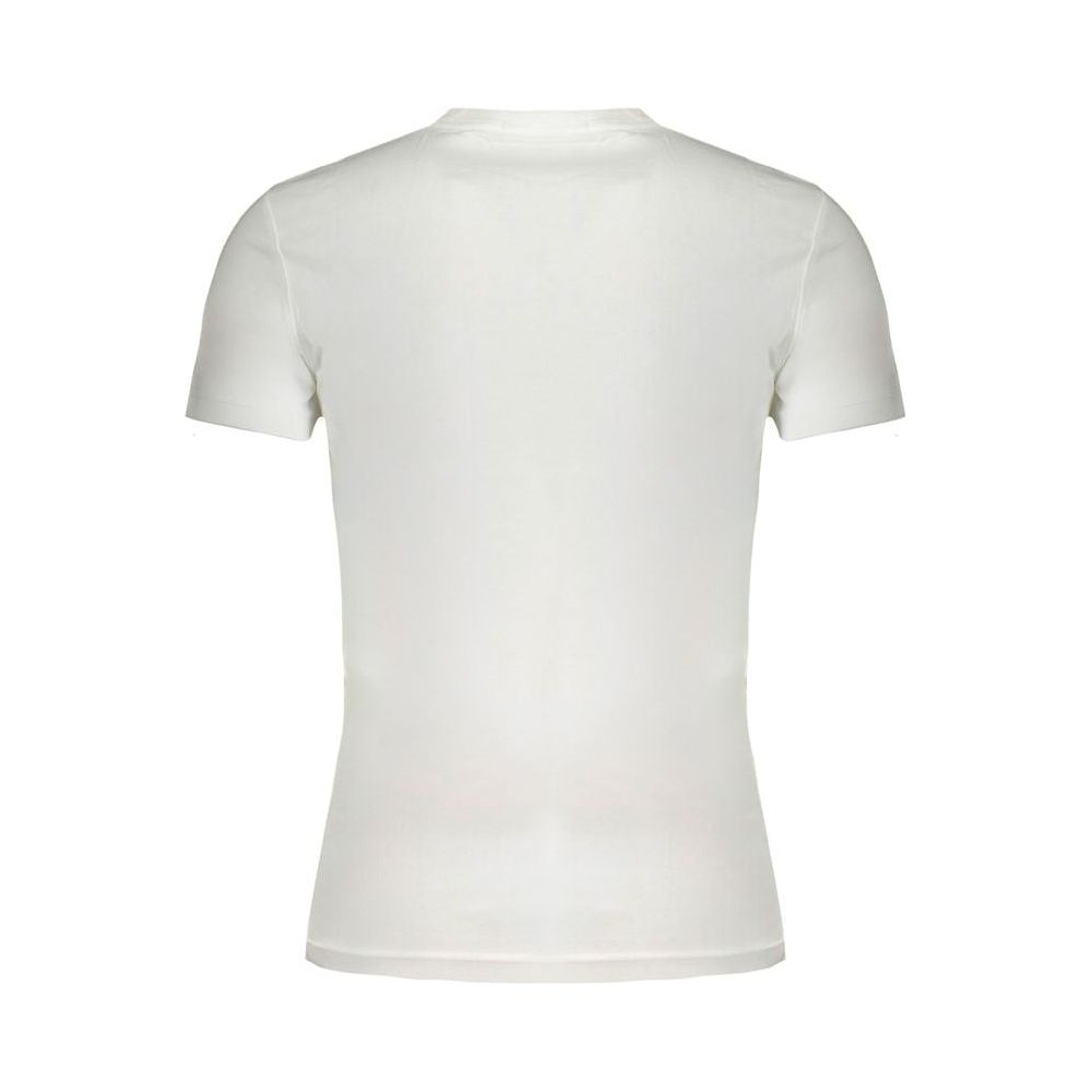 Calvin Klein White Cotton T-Shirt Calvin Klein