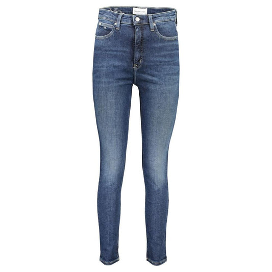 Calvin Klein Blue Cotton Jeans & Pant