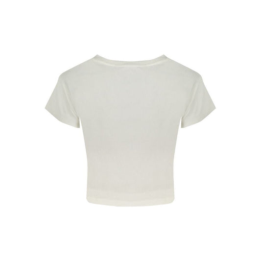 Calvin Klein White Cotton Tops & T-Shirt Calvin Klein