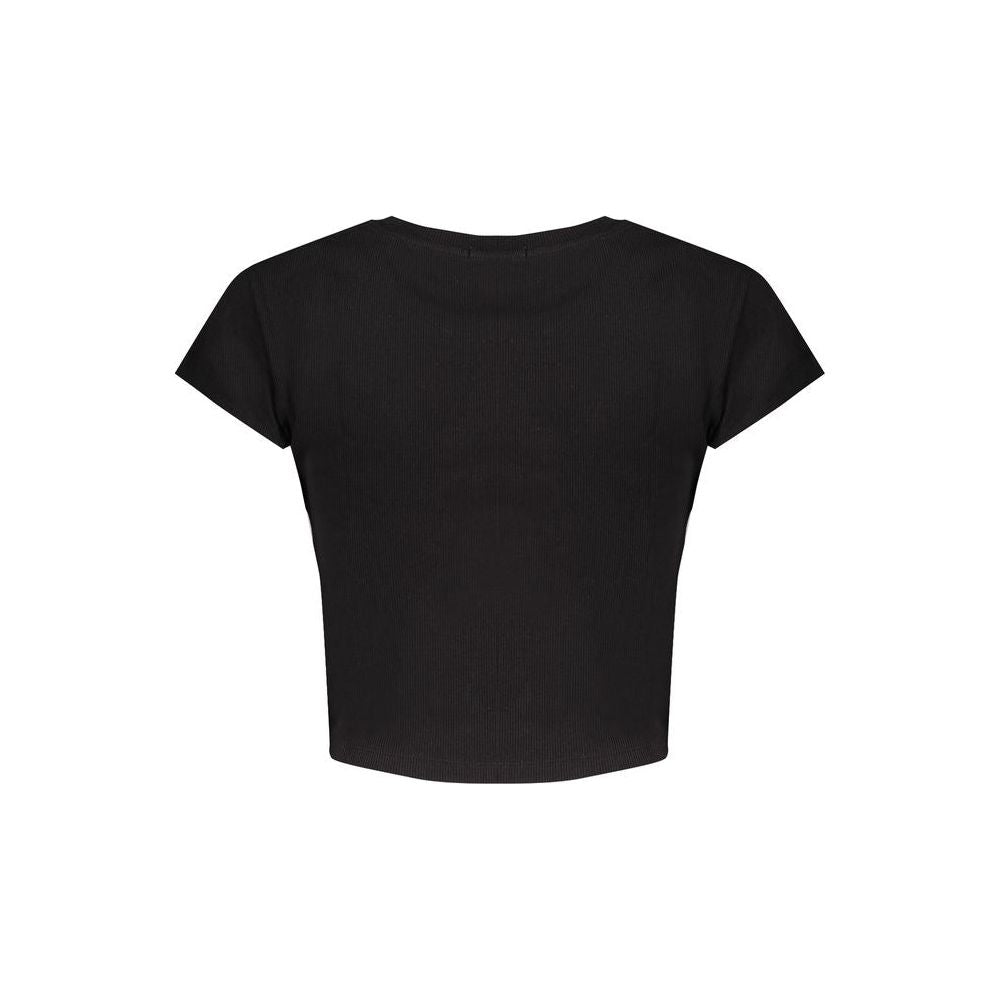 Calvin Klein Black Cotton Tops & T-Shirt