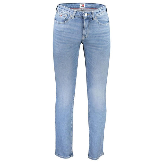 Tommy Hilfiger Light Blue Cotton Jeans & Pant Tommy Hilfiger